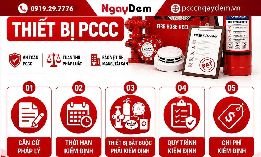 Quy định về việc kiểm định thiết bị PCCC