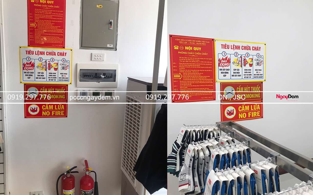 Dự án thi công hệ thống PCCC cửa hàng Canifa Hạ Long