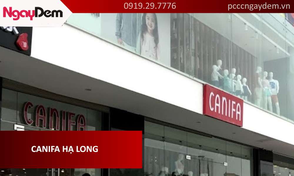 Dự án thi công hệ thống PCCC cửa hàng Canifa Hạ Long