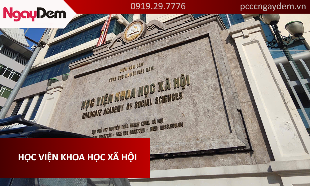 Thi công hệ thống PCCC Học viện Khoa học xã hội