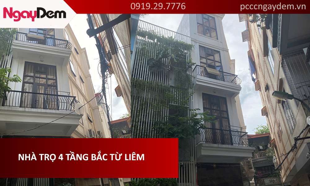 Thi công hệ thống PCCC nhà trọ tại Bắc Từ Liêm Hà Nội