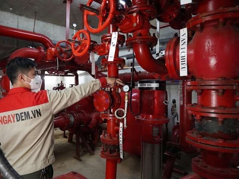 Hình ảnh thi công PCCC thực tế