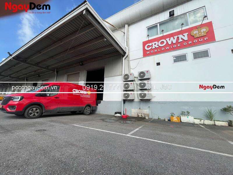 Bảo dưỡng bình chữa cháy cho nhà máy Crown, KCN VSIP Bắc Ninh