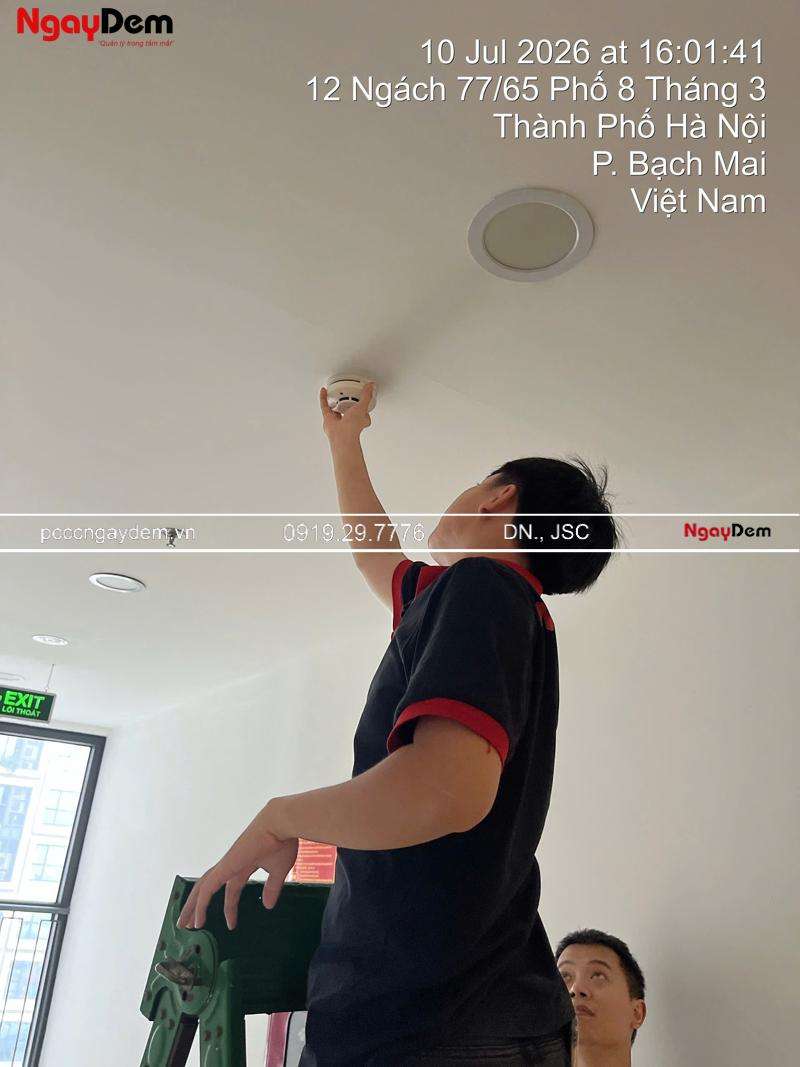 bảo trì đầu báo cháy