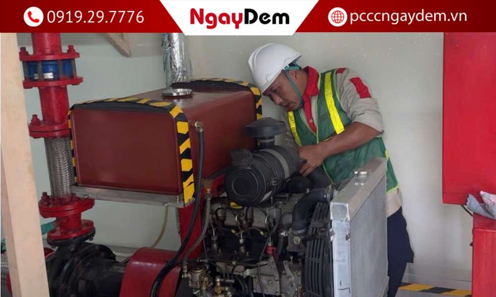 Bảo dưỡng máy bơm chữa cháy