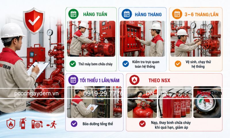 bảo trì - bảo dưỡng pccc tại bắc ninh, bắc giang