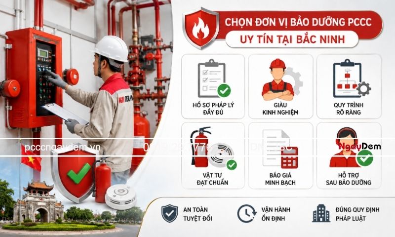 bảo trì - bảo dưỡng pccc tại bắc ninh, bắc giang