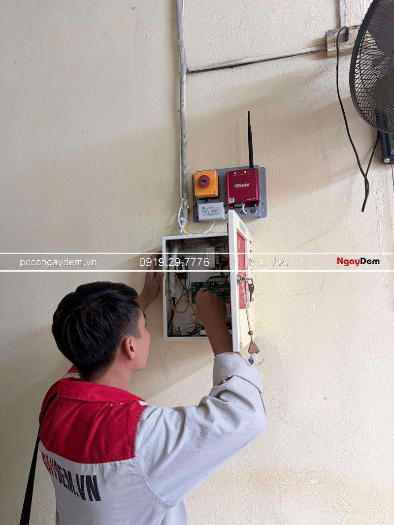 Kiểm tra & bảo dưỡng hệ thống PCCC Công ty Điện lực Thạch Thất (EVNHANOI)