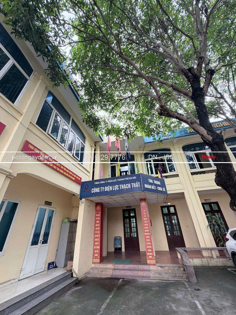 Kiểm tra & bảo dưỡng hệ thống PCCC Công ty Điện lực Thạch Thất (EVNHANOI)