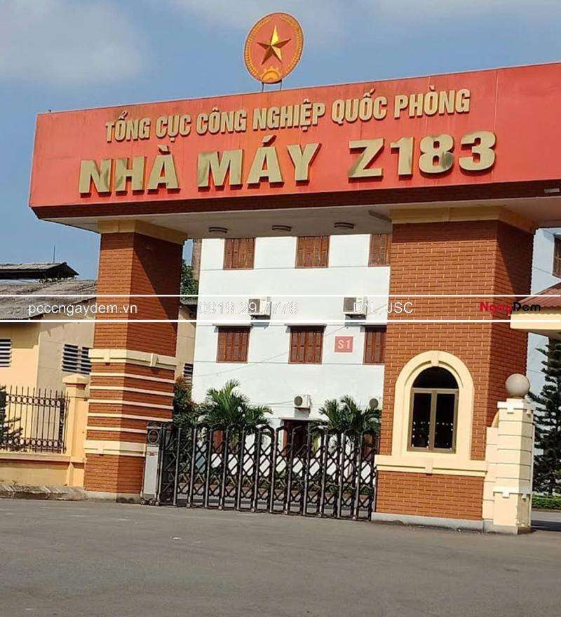 Bảo trì hệ thống phòng cháy chữa cháy Nhà máy Z183