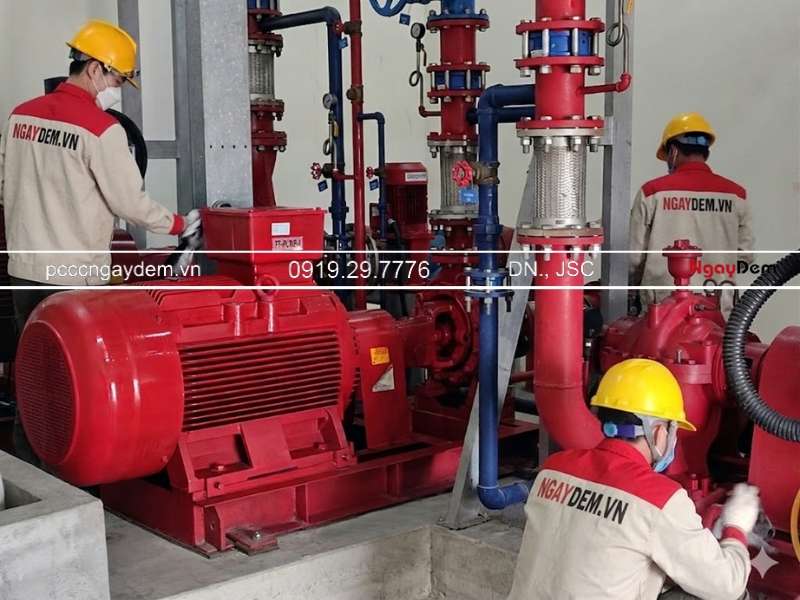 bảo trì máy bơm pccc tại bình định