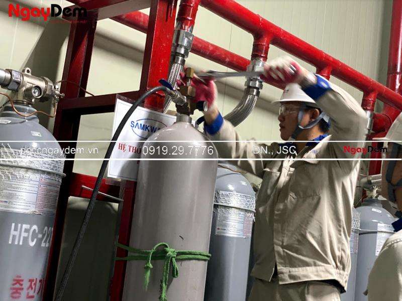 Bảo trì hệ thống chữa cháy khí