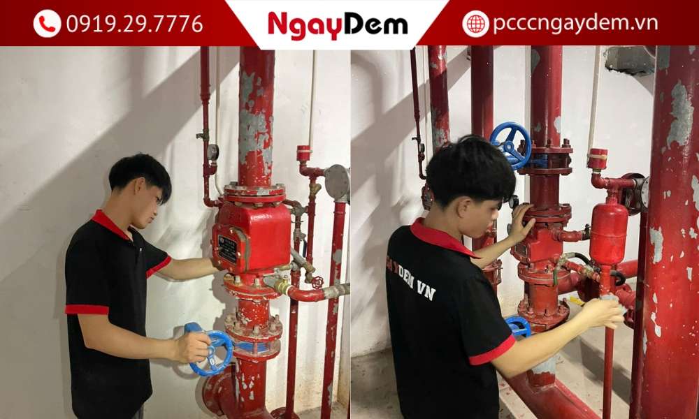 bảo trì hệ thống chữa cháy tự động Sprinkler