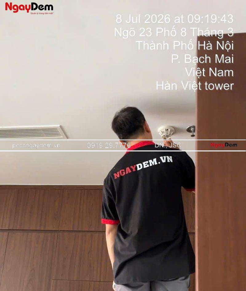 Bảo trì hệ thống PCCC chung cư HINODE CITY Minh Khai, Hà Nội
