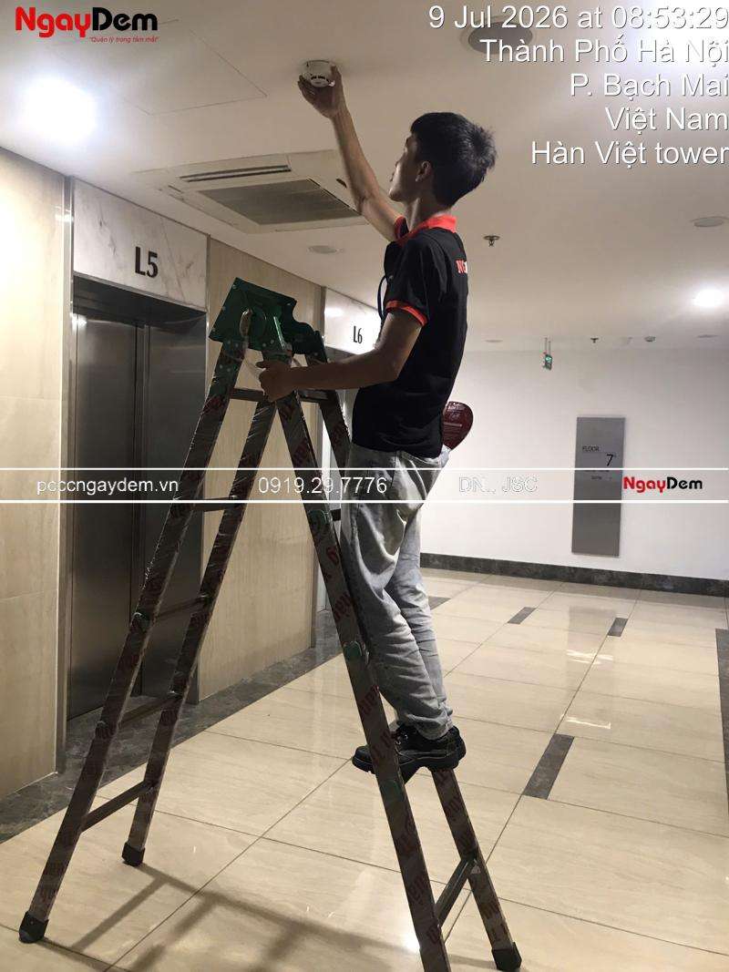 Bảo trì hệ thống PCCC chung cư HINODE CITY Minh Khai, Hà Nội