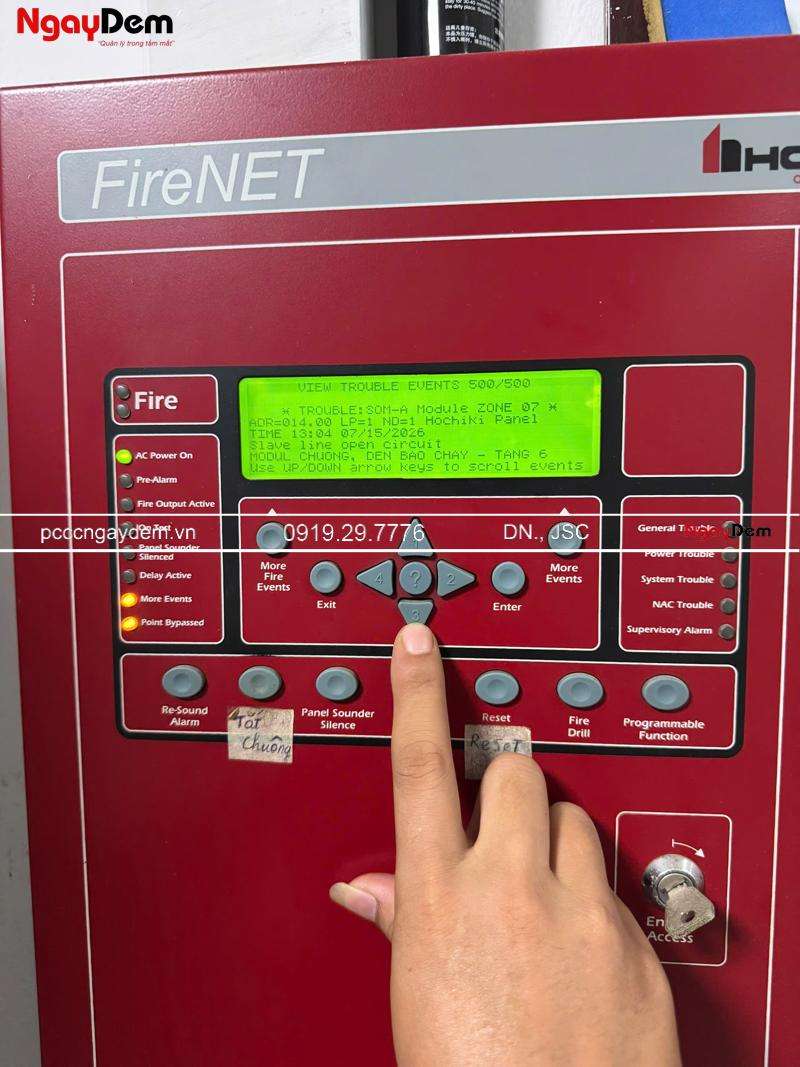 Bảo trì hệ thống PCCC tòa nhà Sakura