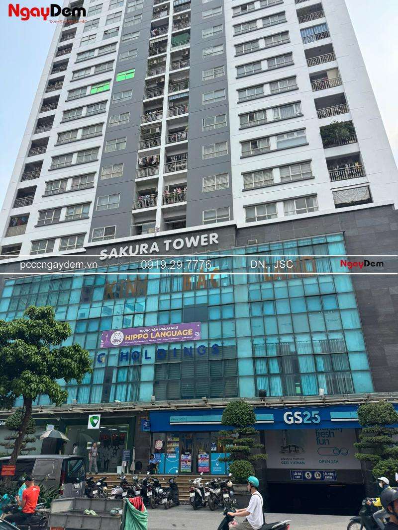 Bảo trì hệ thống PCCC tòa nhà Sakura Tower 47 Vũ Trọng Phụng, Hà Nội