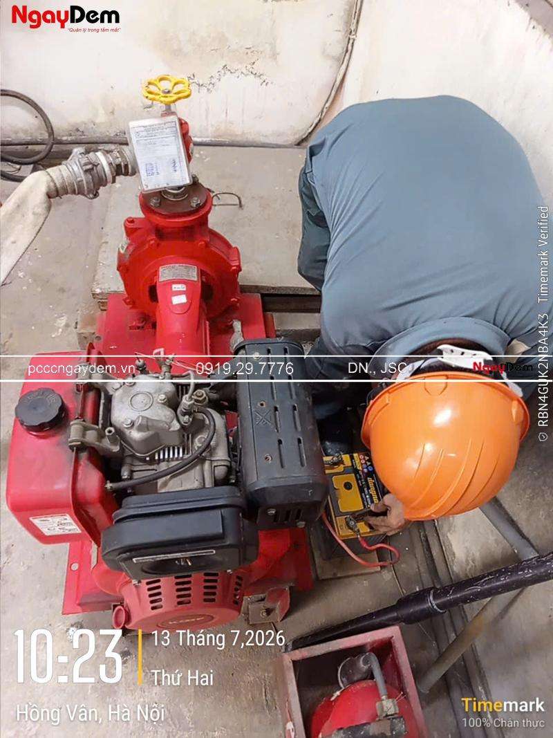 Bảo trì phòng cháy chữa cháy xưởng sơn mài Hanoia Thường Tín, Hà Nội