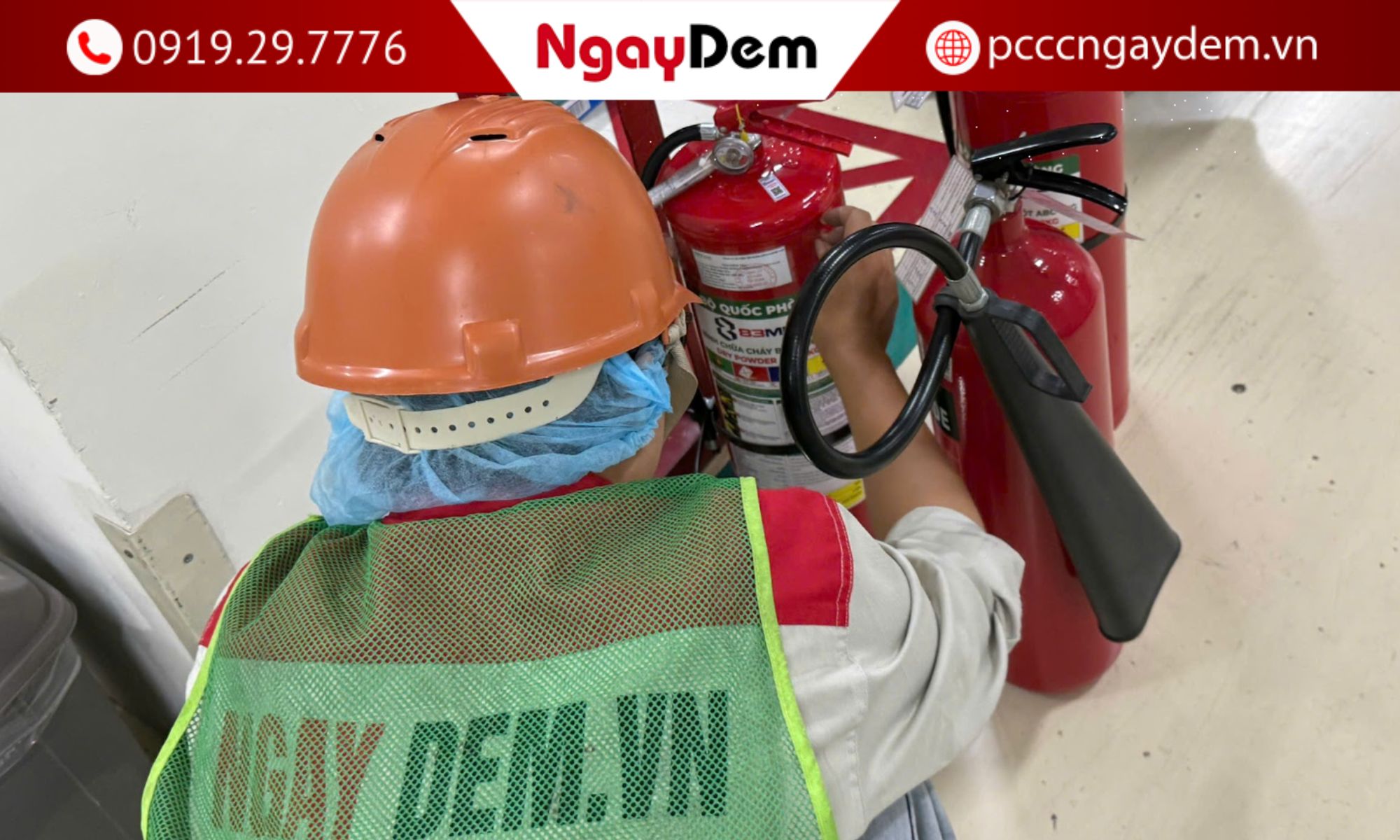 cách kiểm tra bình bột chữa cháy