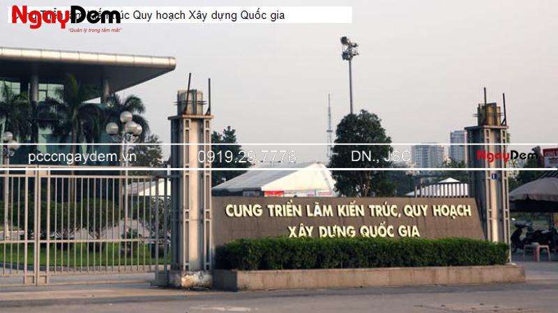Bảo dưỡng hệ thống PCCC Cung triển lãm Kiến Trúc Đỗ Đức Dục, Hà Nội