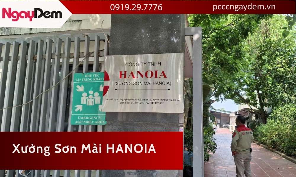 Bảo trì hệ thống PCCC xưởng sơn mài Hanoia