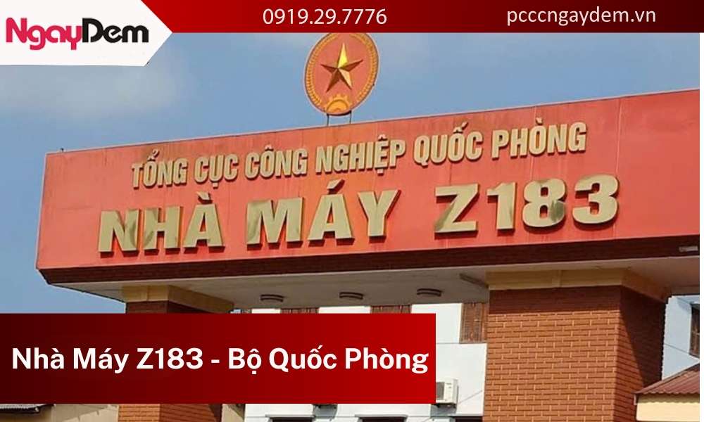 Bảo trì hệ thống phòng cháy chữa cháy Nhà máy Z183