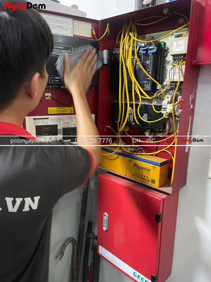 Quy trình thi công hệ thống báo cháy