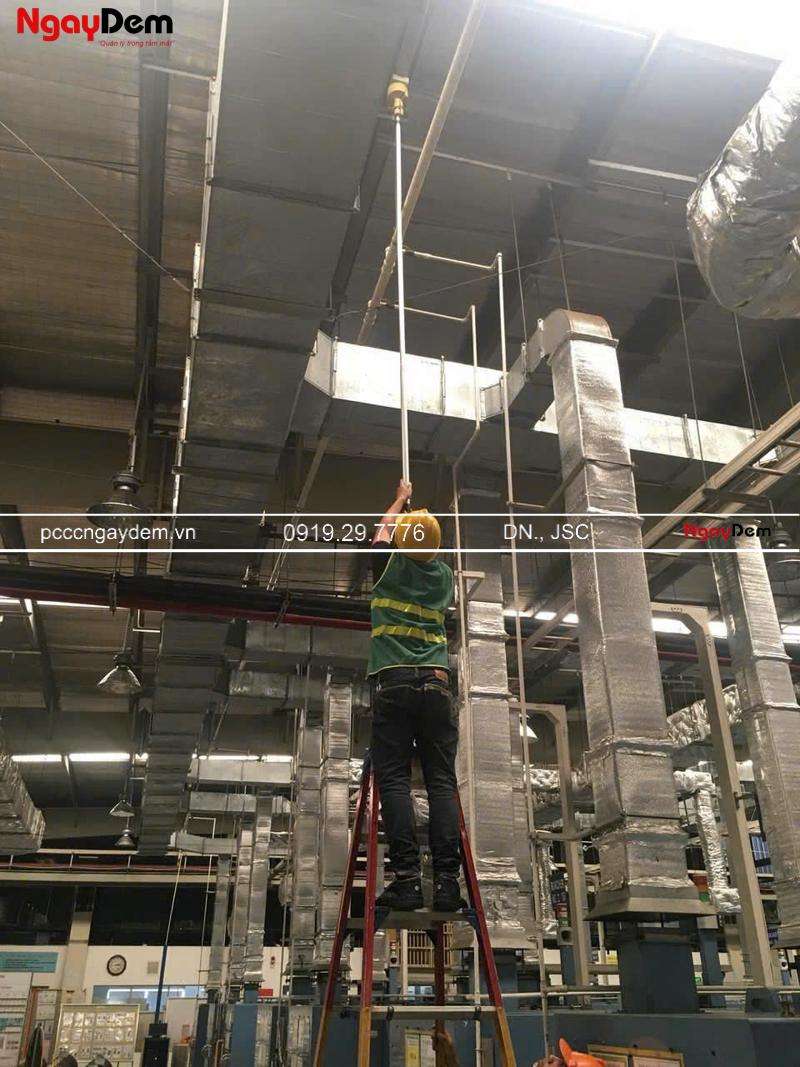 Quy trình thi công hệ thống báo cháy