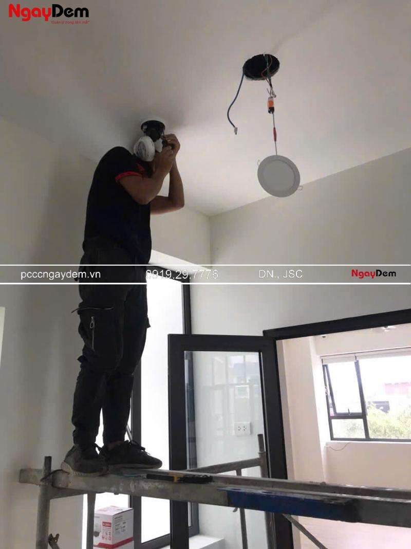 Quy trình thi công hệ thống báo cháy