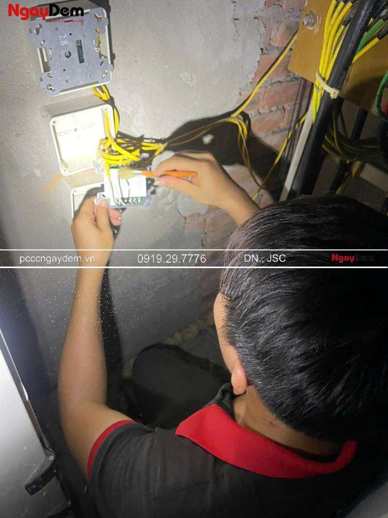 Quy trình thi công hệ thống báo cháy