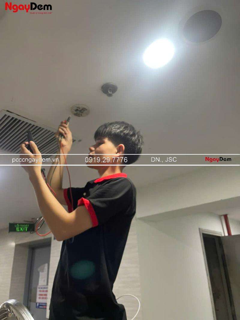 Quy trình thi công hệ thống báo cháy
