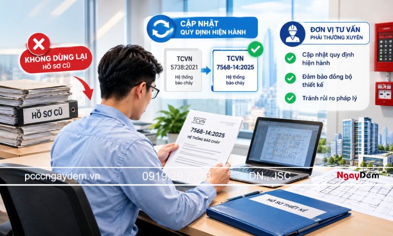 Phải áp dụng các tiêu chuẩn mới của Nhà nước về PCCC