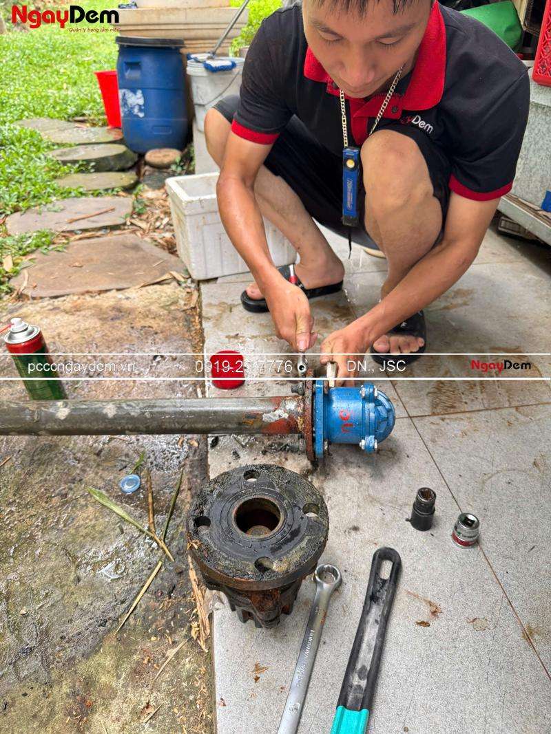 Bảo dưỡng, Sửa chữa máy bơm chữa cháy viện dưỡng lão Sơn Tây, Hà Nội