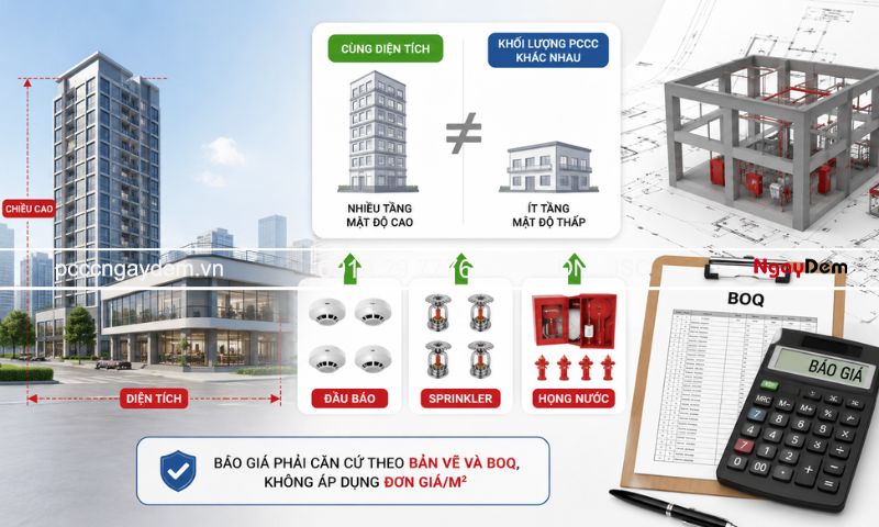 báo giá lắp đặt, thi công hệ thống pccc trọn gói