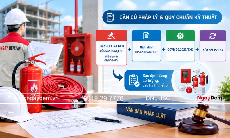 Khung pháp lý ảnh hưởng đến báo giá thi công PCCC