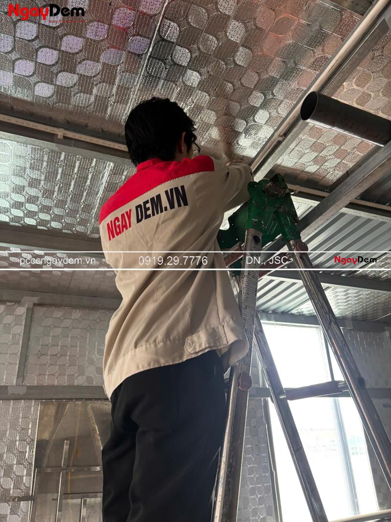 Bảo trì hệ thống PCCC kho hàng Công ty kinh doanh thực phẩm Đồng Tâm