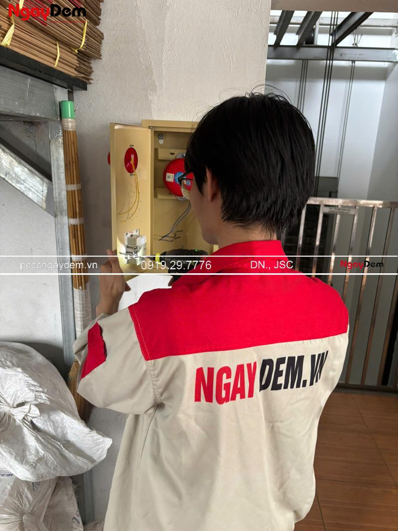Bảo trì hệ thống PCCC kho hàng Công ty kinh doanh thực phẩm Đồng Tâm