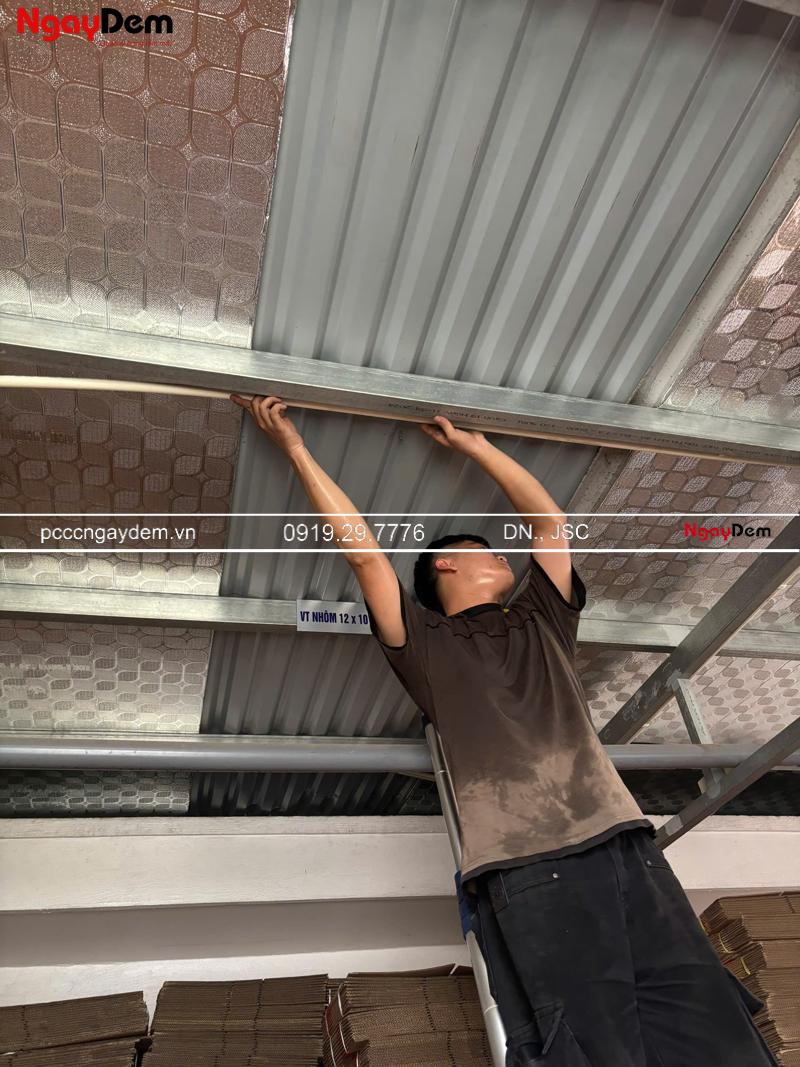Bảo trì hệ thống PCCC kho hàng Công ty kinh doanh thực phẩm Đồng Tâm