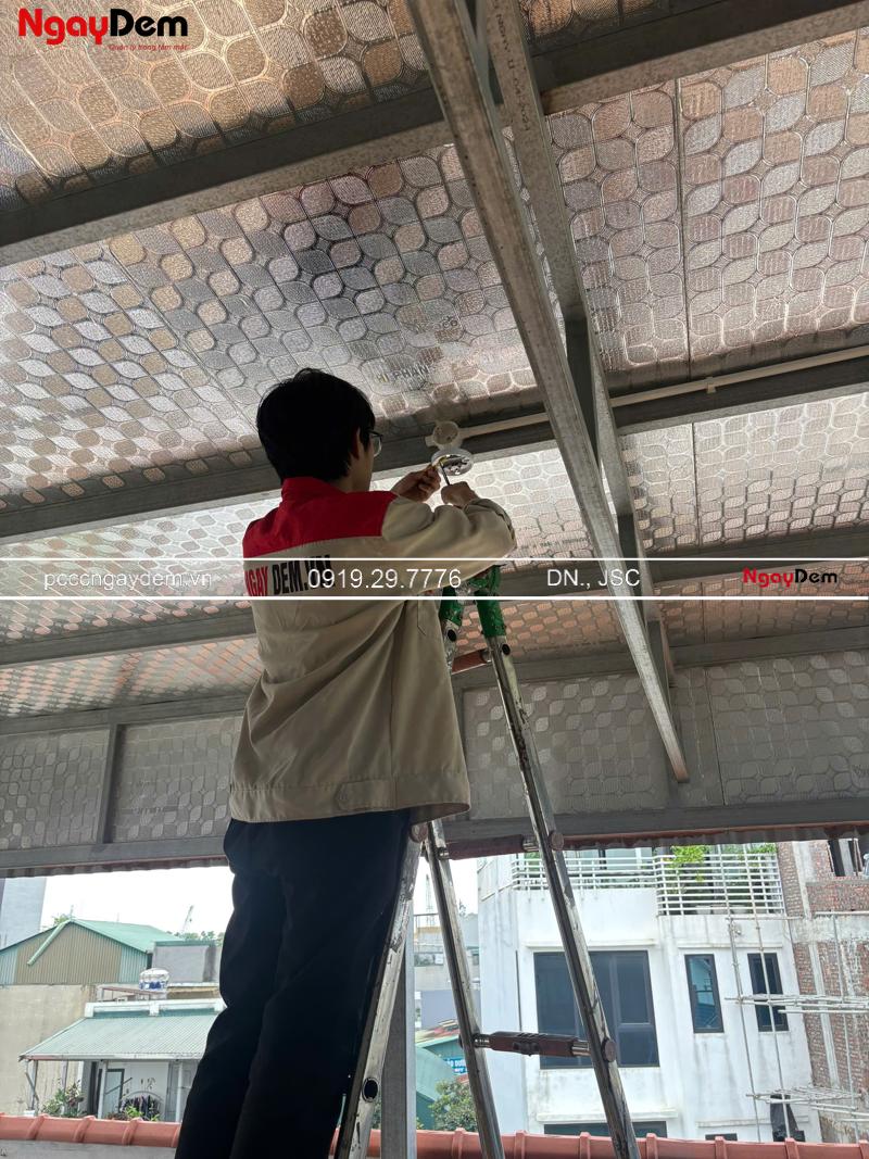 Bảo trì hệ thống PCCC kho hàng Công ty kinh doanh thực phẩm Đồng Tâm
