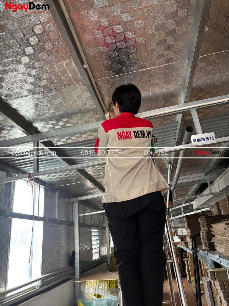 Bảo trì hệ thống PCCC kho hàng Công ty kinh doanh thực phẩm Đồng Tâm Bảo trì hệ thống PCCC kho hàng