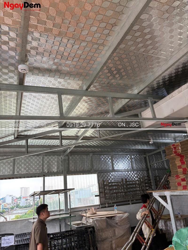 Bảo trì hệ thống PCCC kho hàng Công ty kinh doanh thực phẩm Đồng Tâm