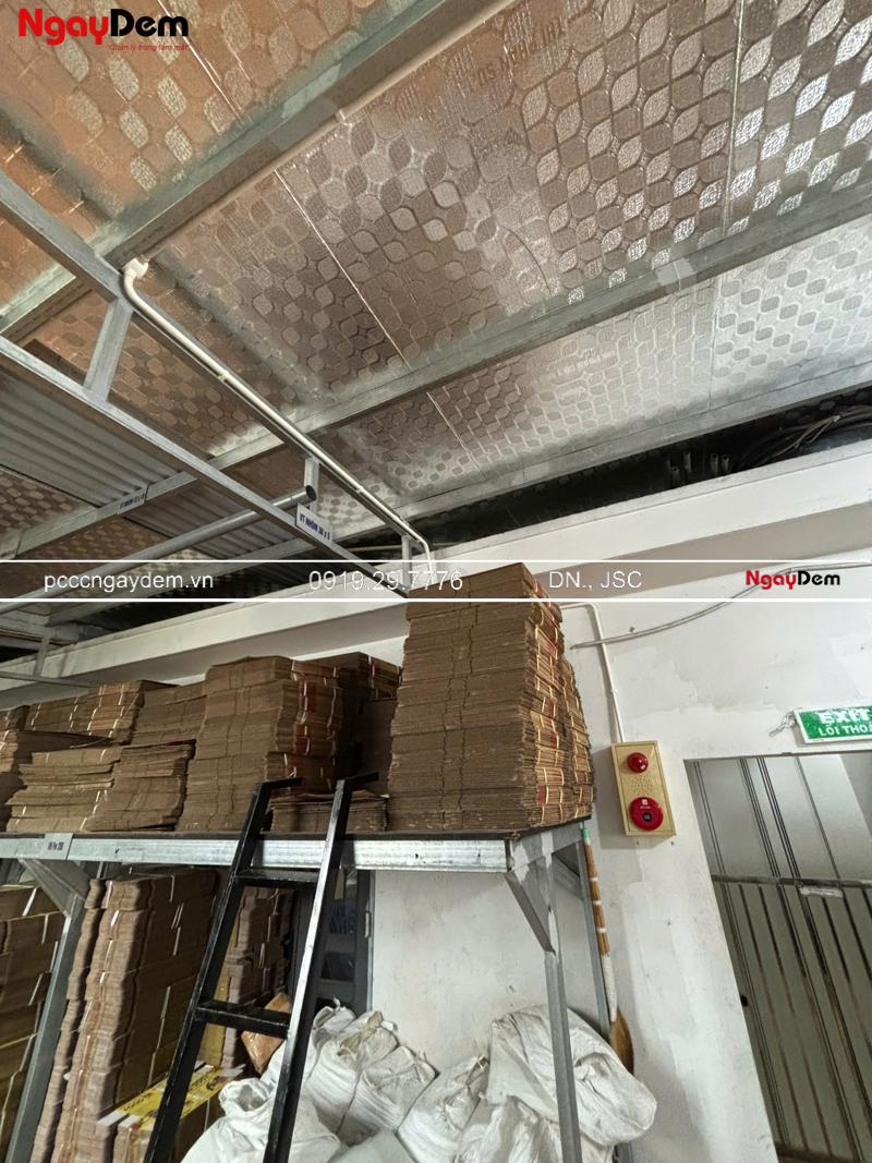Bảo trì hệ thống PCCC kho hàng Công ty kinh doanh thực phẩm Đồng Tâm Bảo trì hệ thống PCCC kho hàng