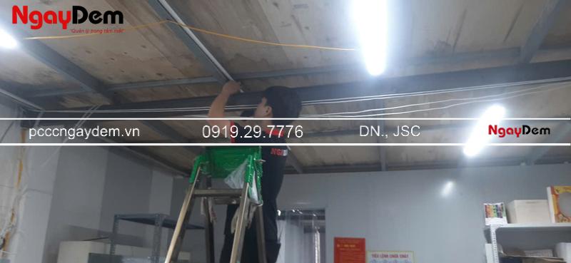 Lắp đặt hệ thống PCCC Xưởng In Công ty Hoàng Gia, Hà Nội