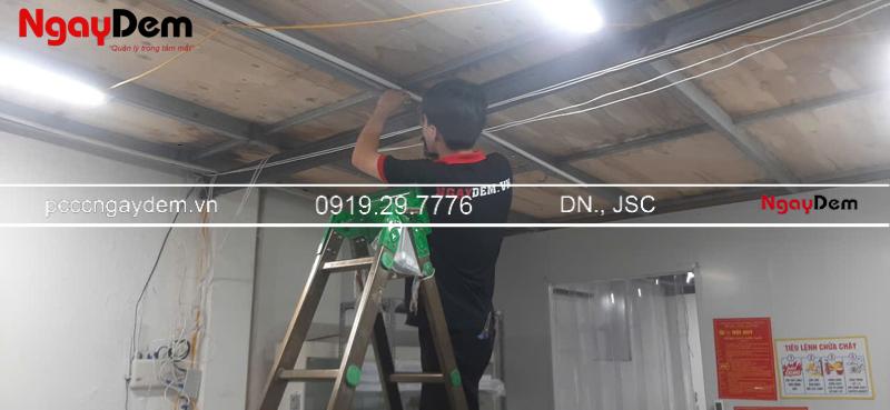 Lắp đặt hệ thống PCCC Xưởng In Công ty Hoàng Gia, Hà Nội