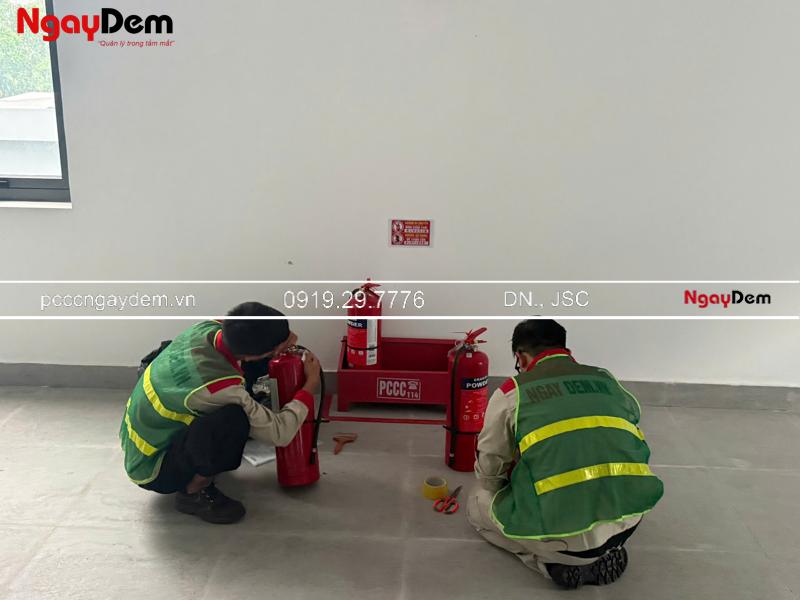 Bảo dưỡng bình chữa cháy kho xưởng Wanxiang Technology