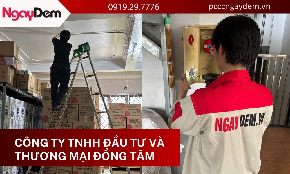 Bảo trì hệ thống PCCC kho hàng Công ty kinh doanh thực phẩm Đồng Tâm Bảo trì hệ thống PCCC kho hàng