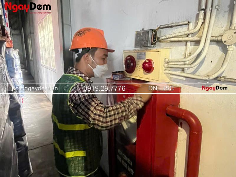 Bảo trì hệ thống PCCC kho hàng TH True Milk Thạch Thất