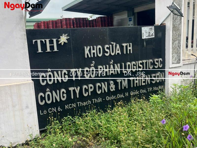 Bảo trì hệ thống PCCC kho hàng TH True Milk Thạch Thất