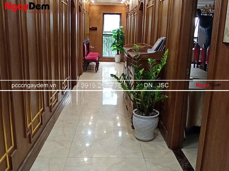 Lắp đặt hệ thống báo cháy Nhà hàng Hải Trân – thi công chuẩn TCVN