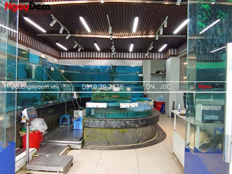 Lắp đặt hệ thống báo cháy Nhà hàng Hải Trân – thi công chuẩn TCVN